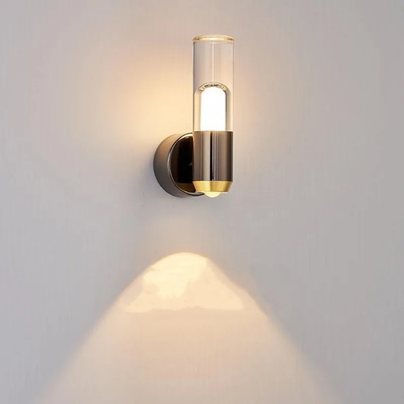 Living room sofa background wall light, minimalist bedroom bedside creative dining room LED light
