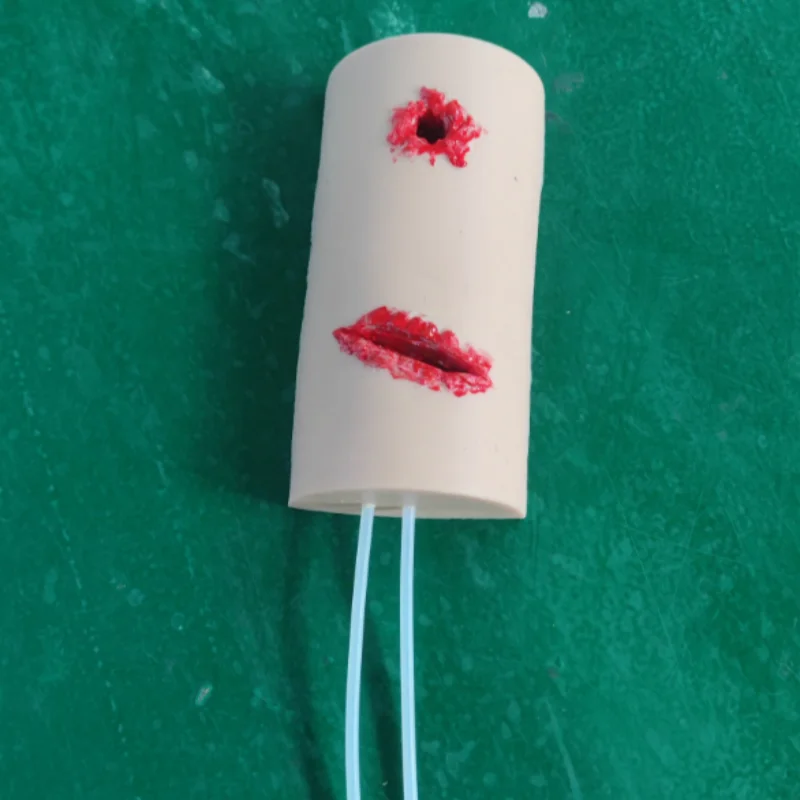 Silicone Model Artificial Scar Silicone Model Skin Suture Model Silicone Wound Hemostasis Model Knife Wound Gun Wound