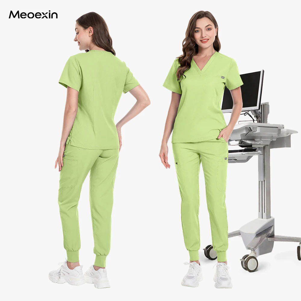 

High-quality Scrubs Women Beauty SPA Uniforms Pet Clinic Store Veterinary Dentistry Work Wear Sets Medical Nurses Uniform Unisex