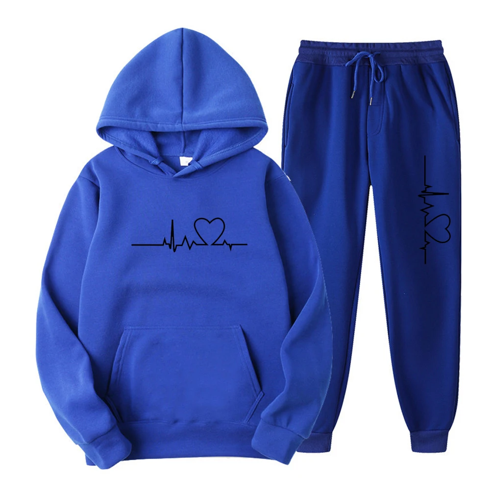 Mannen Sets Casual Hooded Jassen Mode Mannelijke Set Warm Trainingspak Sportkleding Truien + Broek Sets Jas Jas Mannen Lange sweatshirt