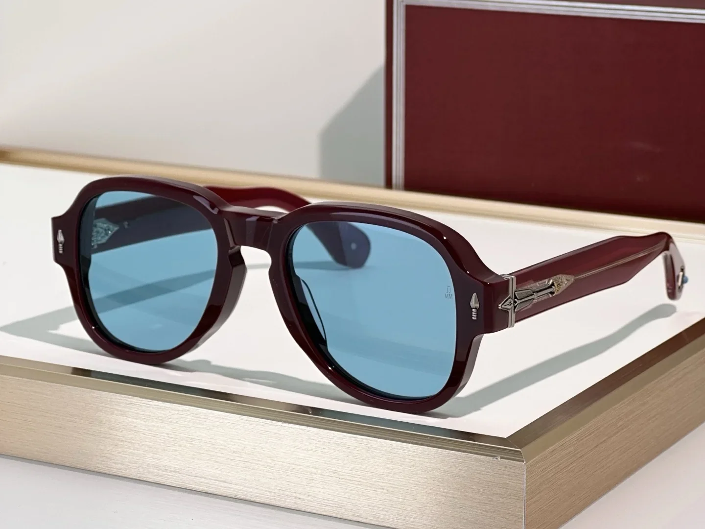 REDCLOUD メンズ＆レディース向け高級サングラス サイズ52-21 スタイルUV400 レトロファッション 特殊デザイン サングラス 箱付き