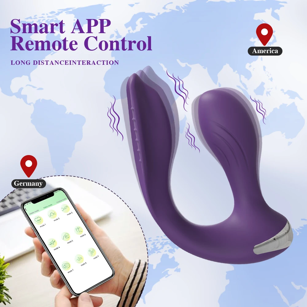 APP Control Panties Vibrator for Women Clit Stimulator Dual Ended Vagina Anal Vibrator Female Masturbator Sex Toy for Couples view 3