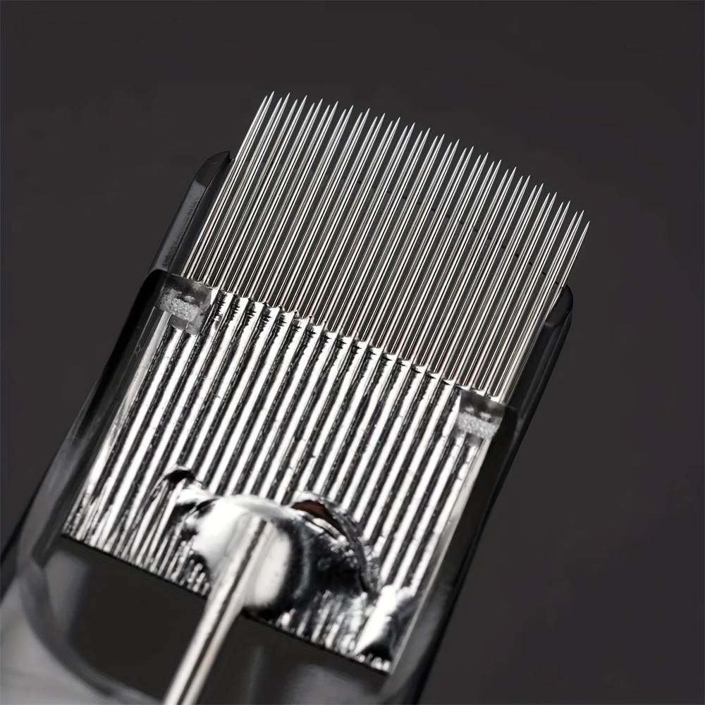 10Pcs Tattoo Needles High Quality Large Row Needles Stainless Steel Sterilized Cartridge for Big Pattern and Shadow Coloring