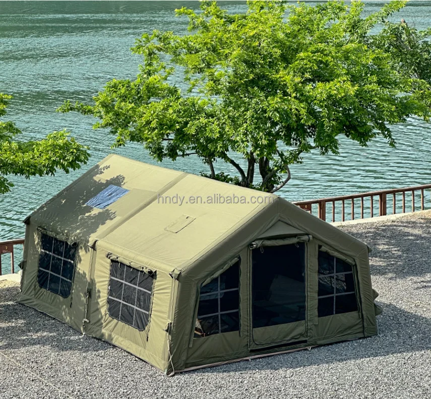 17.2 Luxury Two Rooms Inflatable Tent for Family Outdoor Camping