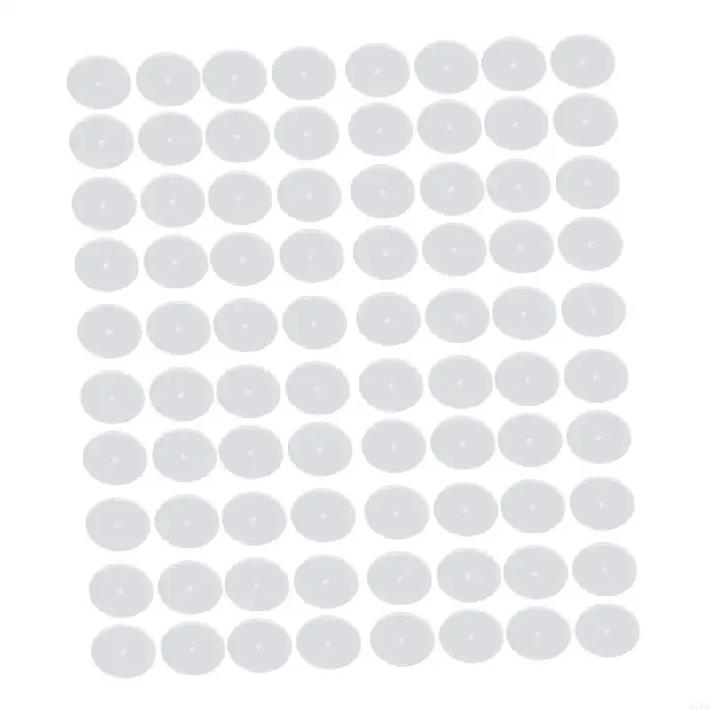 

X4YA, 100 шт. в упаковке, гибкие силиконовые диски для пирсинга ушей для комфортного использования сережек и предотвращения с