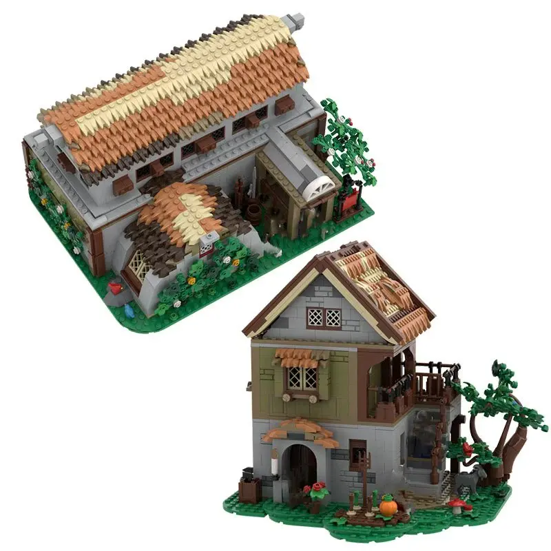 

In stock MOC-219547 Castle Cave 215807 Bakery Small Particle Assembly Building Block Toy Model Gift