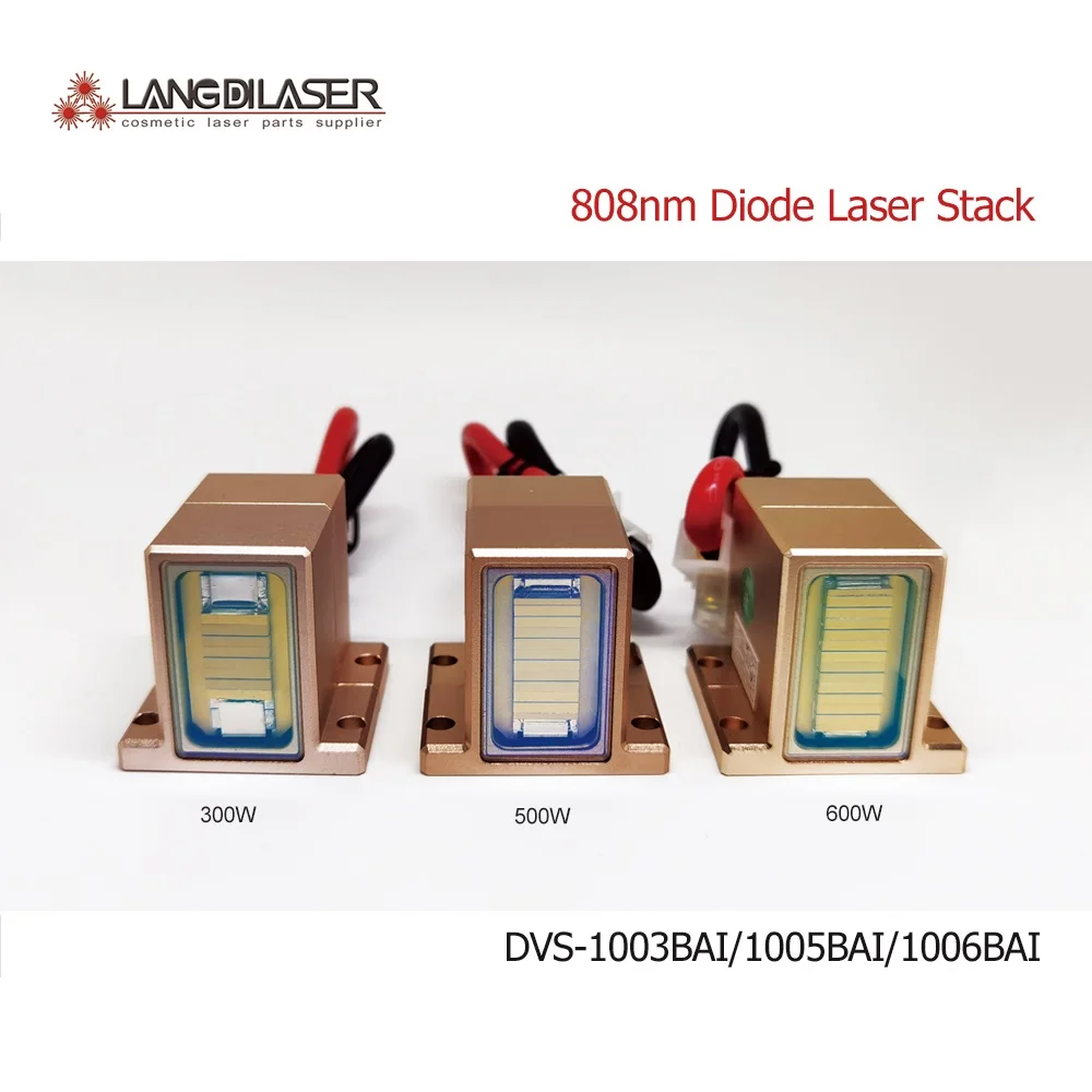 DVS-1003BAI&1005BAI&1006BAI&1008BAI /  Macro Channel 808nm Diode Laser Stack / Import Bar Power :100W / Warranty 10 Millions