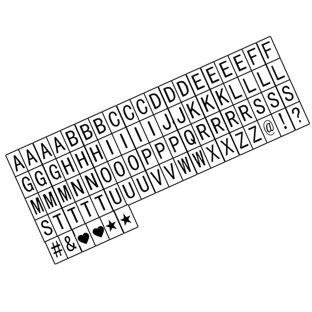 

170 Pcs LED Light Box Accessories Room Decoration Letters Alphabet Teaching Home Movie Night
