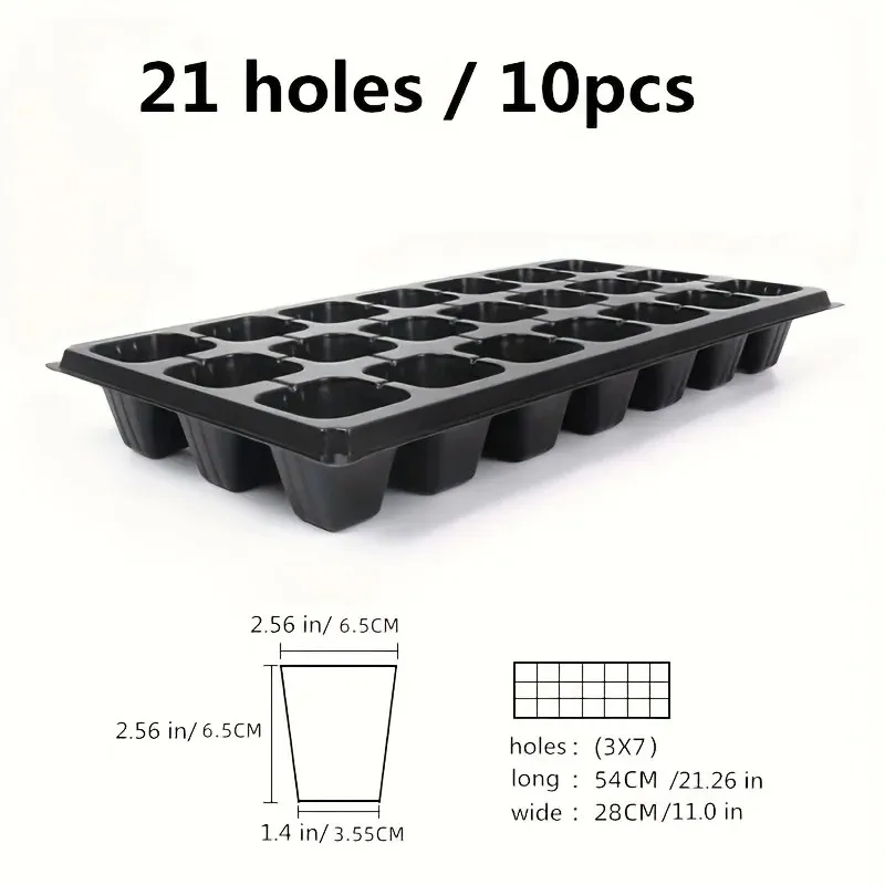 new arrival four different sizes nursery trays greenhouse germination growth trays courtyard lawn horticulture planting nursery