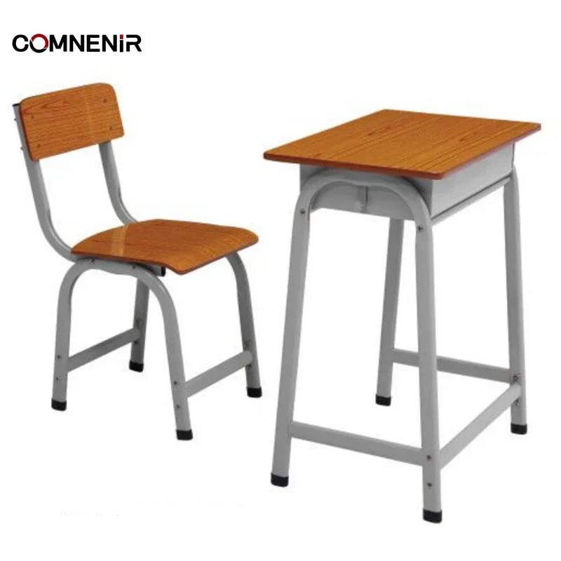 COMNENIR Modern University School Set Indoor Collaborative Classroom Furniture With Desk And Chair Educational Supplies