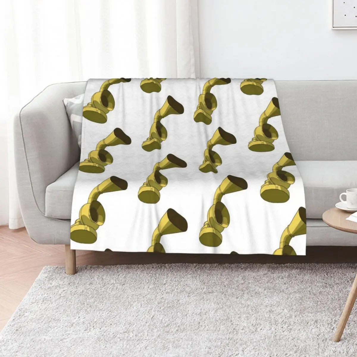 ACA Allertor/Mobil Directo Throw Blanket Stylish Couch Blanket for Home Living Room