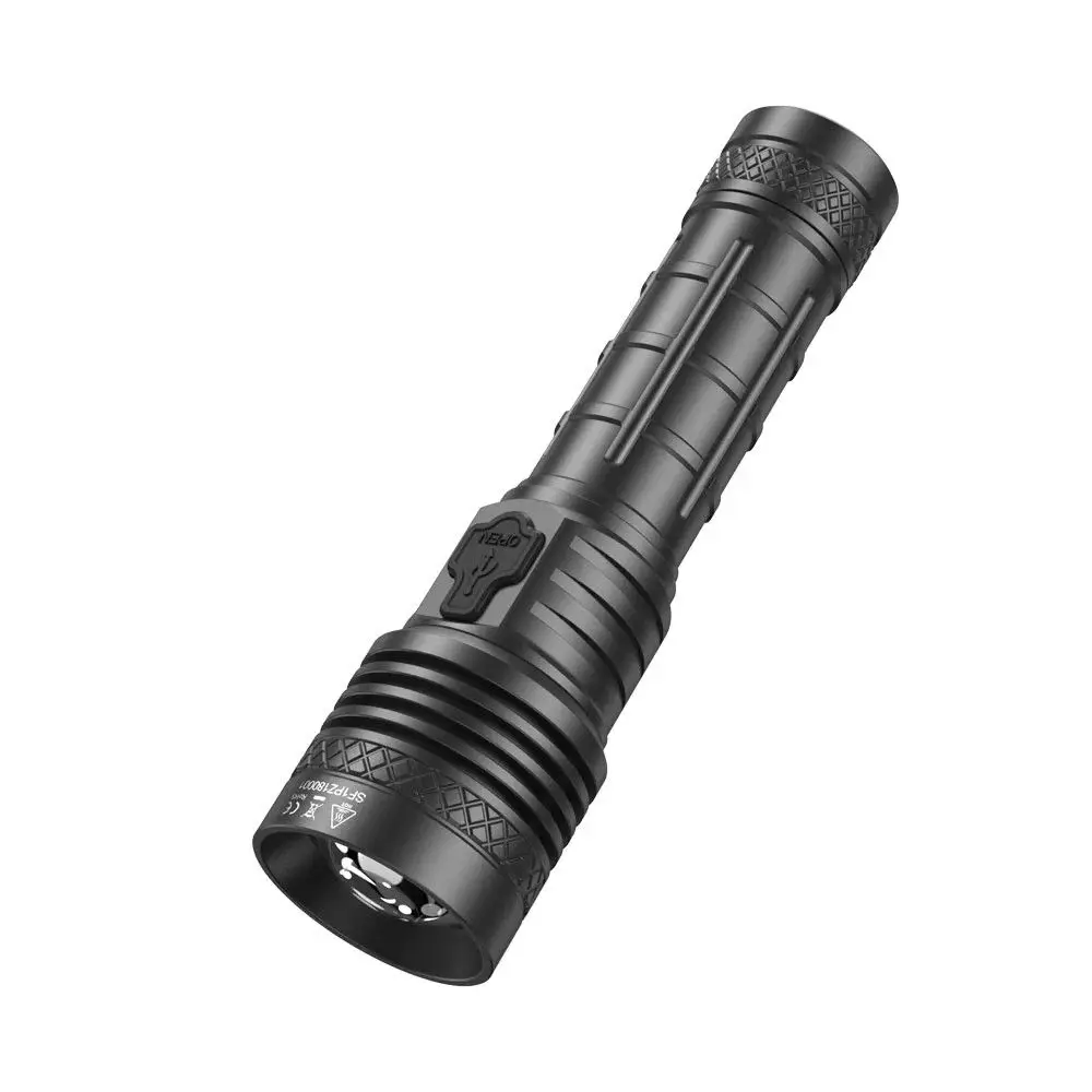

Speras PZ18 Zoomable Tactical USB-C Flashlight 1600 Lumen Torch Light