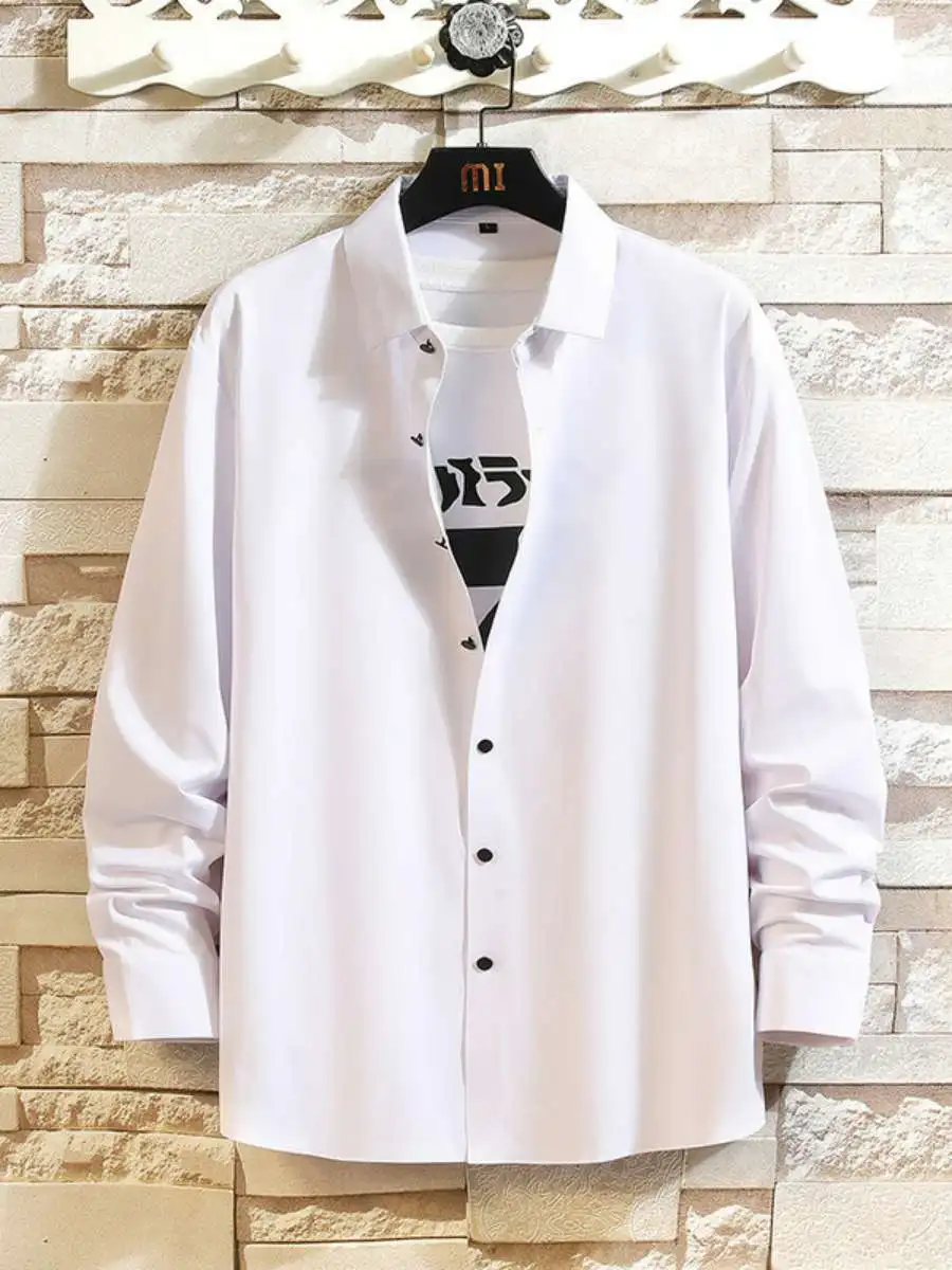 

New Men's Color Long Sve Casual irt Haome Collar Stand up Coat Jaet Loose Fit Autumn Faion Outerwear