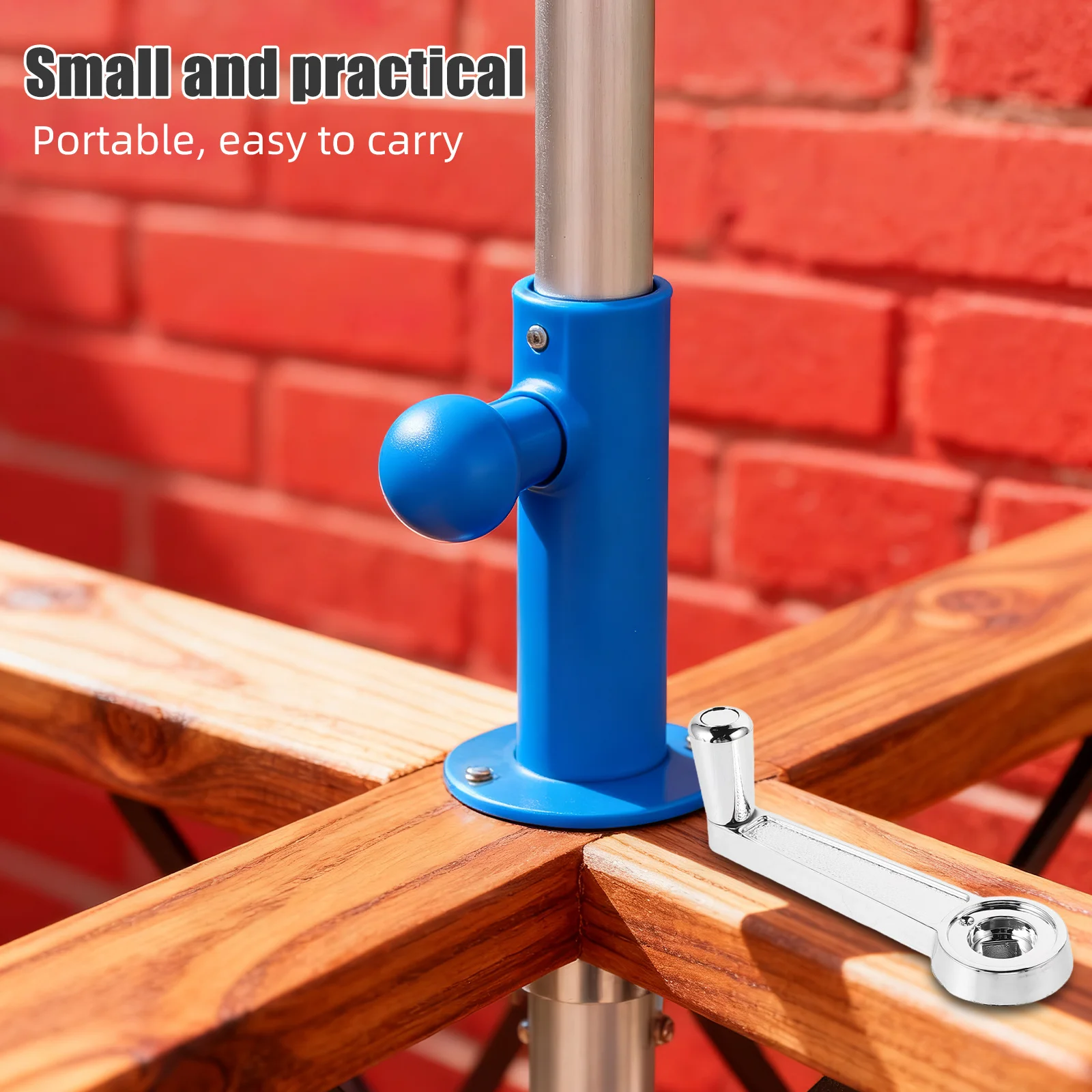 

Weather Resistant Patio Umbrella Replacement Canopy Outdoor Garden Sunshade Accessories Durable Waterproof Cover