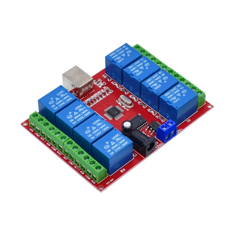 Programmable Relay Control Switch for Computer, Smart Home, PC Intelligent Controller, 1 Channel, 2 Channel, 4 Channel, 8 Channe