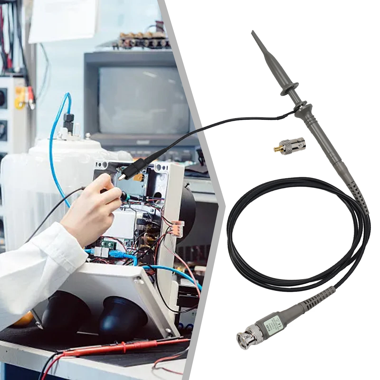 P6100 Probe Oscilloscope Probe Reliable Oscilloscope-Probe-Adapter For DSO TC2 TC3 Stable Performance And Tip-Exposure