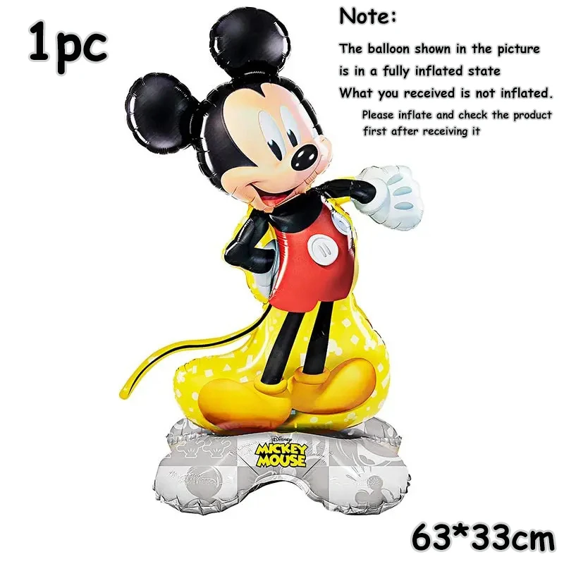 Disney Mickey Mouse Birthday Party Decoration New Mickey Event Paper Plate Napkin Cup Supplies Balloon Baby Shower for Kid DIY