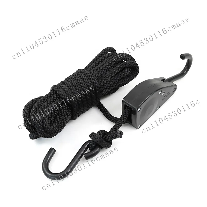 Suitable for 1/2 Adjustable Grow Light Lifting Ratchet Crane Heavy Duty Rope Ratchet Retainer Tie Hanger