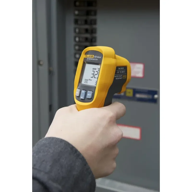 For 62 Max Industrial Thermometer -22F to 932F Range 10:1 Distance/Spot Ratio IP54 Probe OEM Customizable