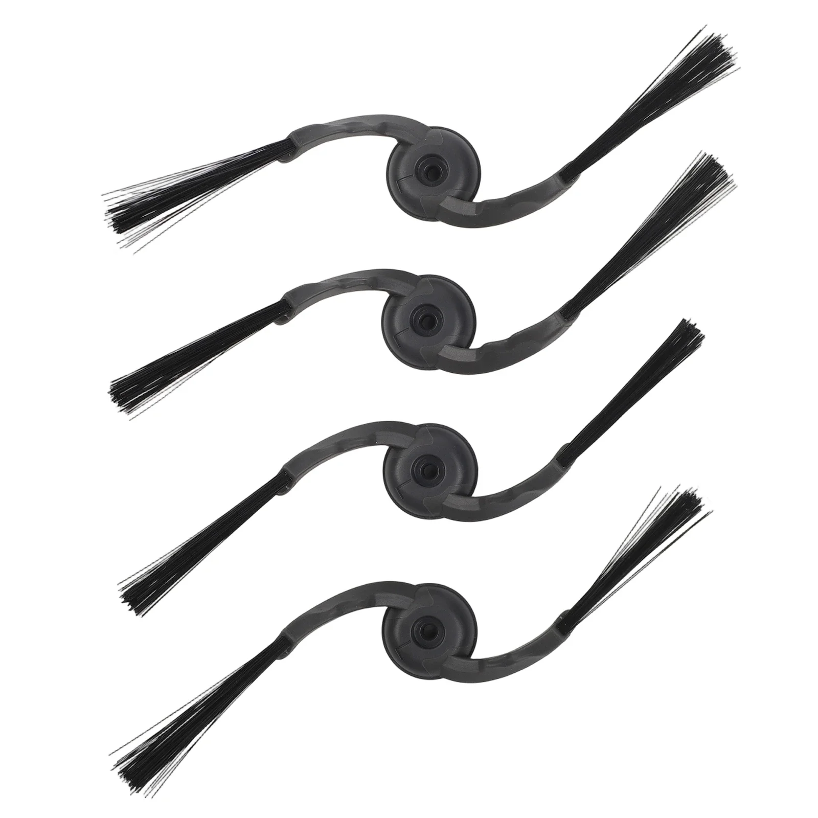 Replacement Side Brush For ILIFE A30/A30pro Robot Vacuum Cleaner, 4 Pack, Plastic + Nylon Bristles For Edge And Corner Cleaning