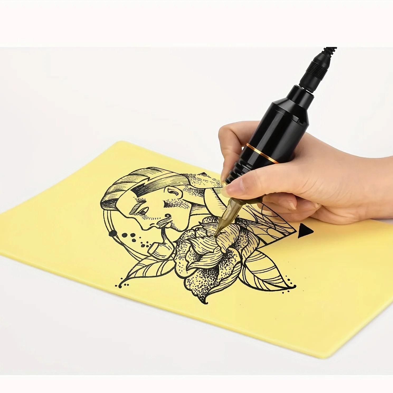 Dual Side Blank Silicone Tattoo Practice Sheet 15*20cm 3mm Thickness Soft Elastic Fake Skin For Permanent Makeup Tattoo Skill