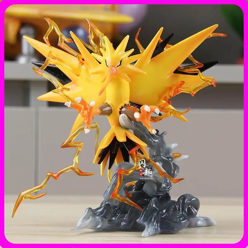 

15cm Zapdos Electric Bird Anime Figure Collectible Model Statue Desktop Decoration Gift