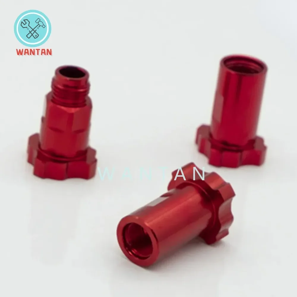 16X1.5 14X1 Red Spray Gun PPS Adapter for Spray Gun Cup High Quality