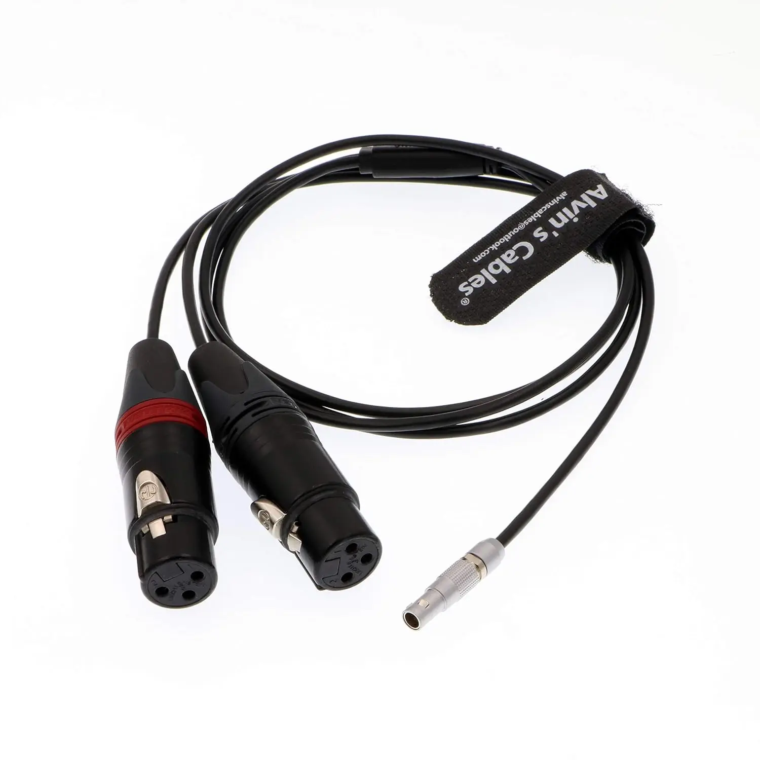 

Alvin's Cables Dual XLR 3 Pin Female to 5 Pin Male Audio Input Cable for Arri Alexa Mini