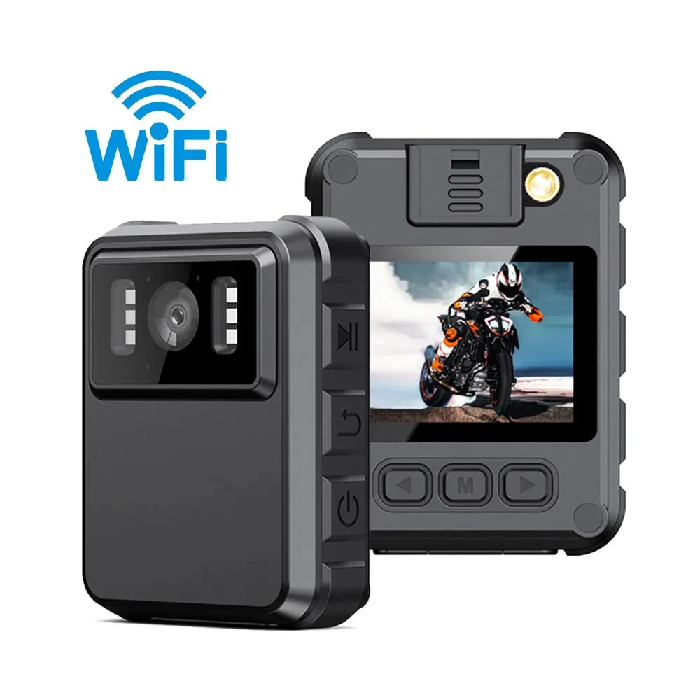 Mini Caméra 4K HD avec Vision Nocturne et Point d'Accès, WiFi, Enregistreur Vidéo DVR, Caméscope de Sécurité Portable, Loi Extérieure poly