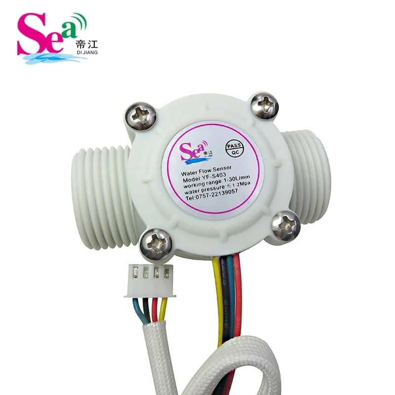 6-minute flowmeter flow sensor automatic water vending machine flowmeter Hall sensor S403 flowmeter