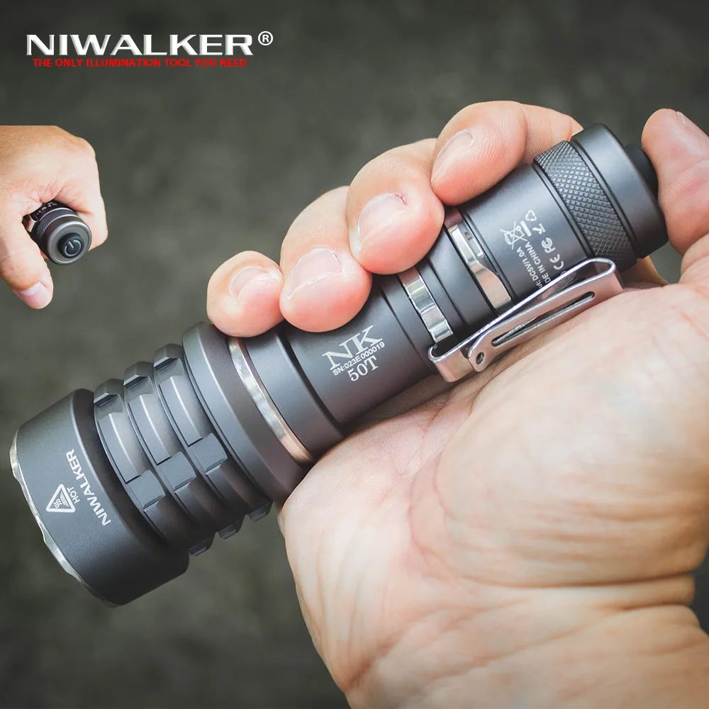 Niwalker N50T 2300 Lumens Tactical Flashlight