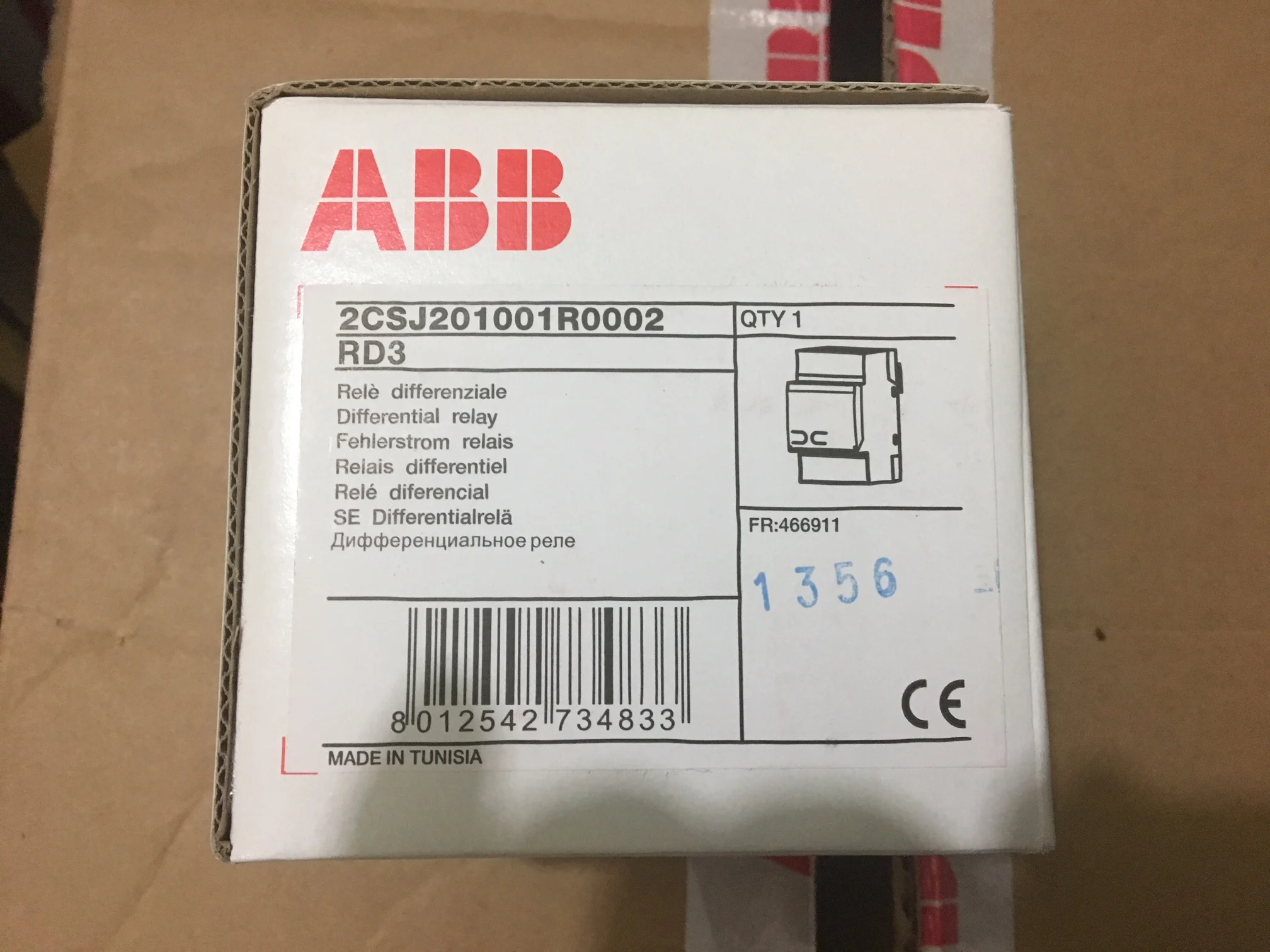

Новый оригинальный монитор остаточного тока ABB RD3;