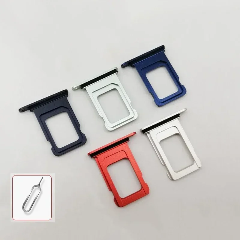 Dual SIM Card Holder For Apple iPhone 12 iPhone12 Simcard Slot Metal Sim Card Tray simcard adapter With Open Eject Pin Key