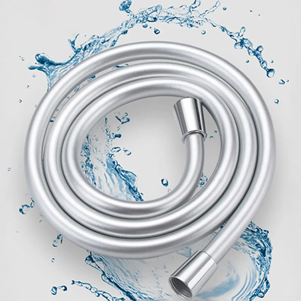 1.5m GI/2 High Pressure PVC Handheld Shower Hose Universal Interface Flexible Anti Winding Bathroom Accessories