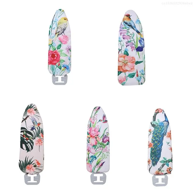 Board Cover Spring Bird Series Digital Printing Ironing Board Covers for Home Traveling Ironing Accessories Thermal Durable F0T4