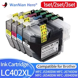 1set/2set/3set 402XL LC402 LC402XL Compatible Ink cartridges For Brother MFC J5340DW MFC-J6740DW MFC-J6540DW MFC-J6940DW Printer