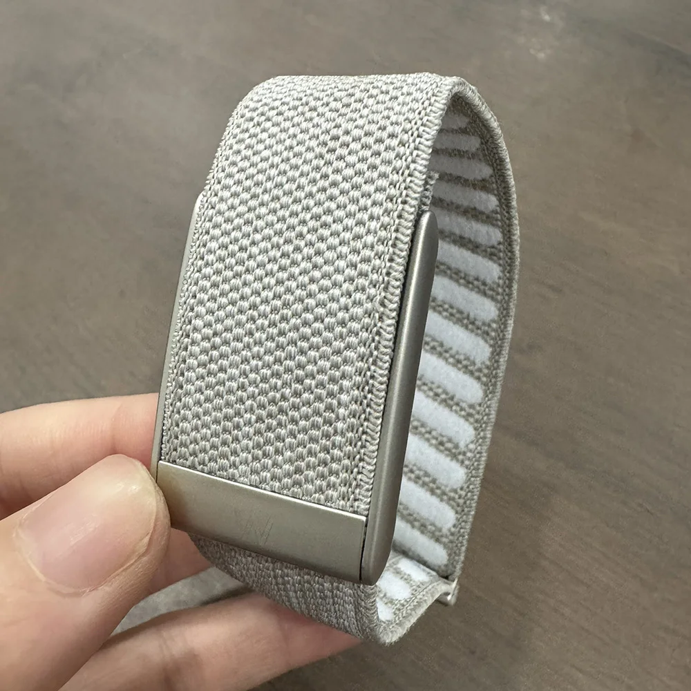 Geeignet für Whoop 5.0 Armband mit Logo, Nylon, gewebt, elastisch, Whoop Mg Sports, Ersatzarmband aus Metall, Whoop Life EKG-Gurte