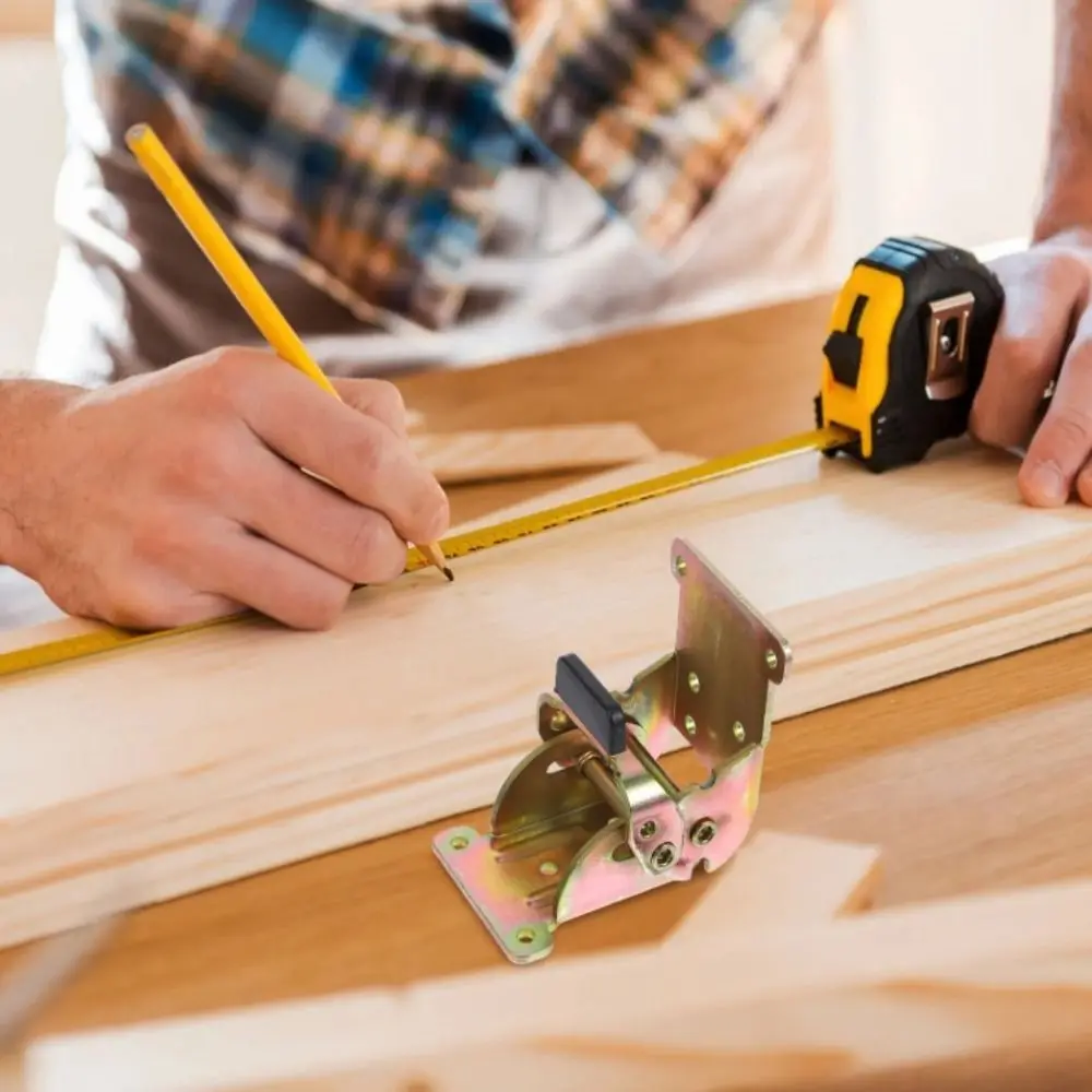 

180 Degree Foldable Industrial Locking Hinges Iron Material High Load Capacity Folding Lock Extension With Screws