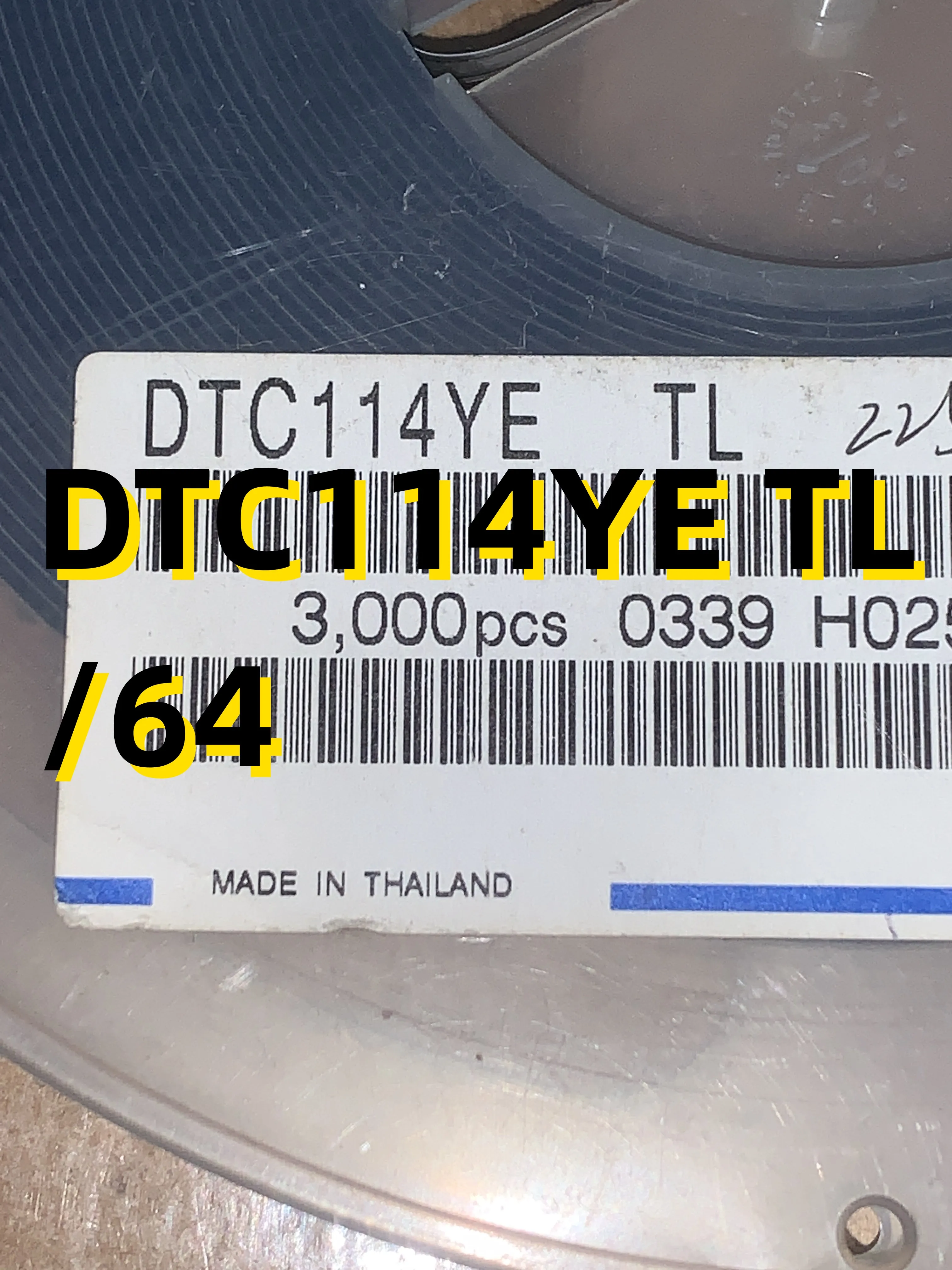 10 piezas DTC114YE TL /64