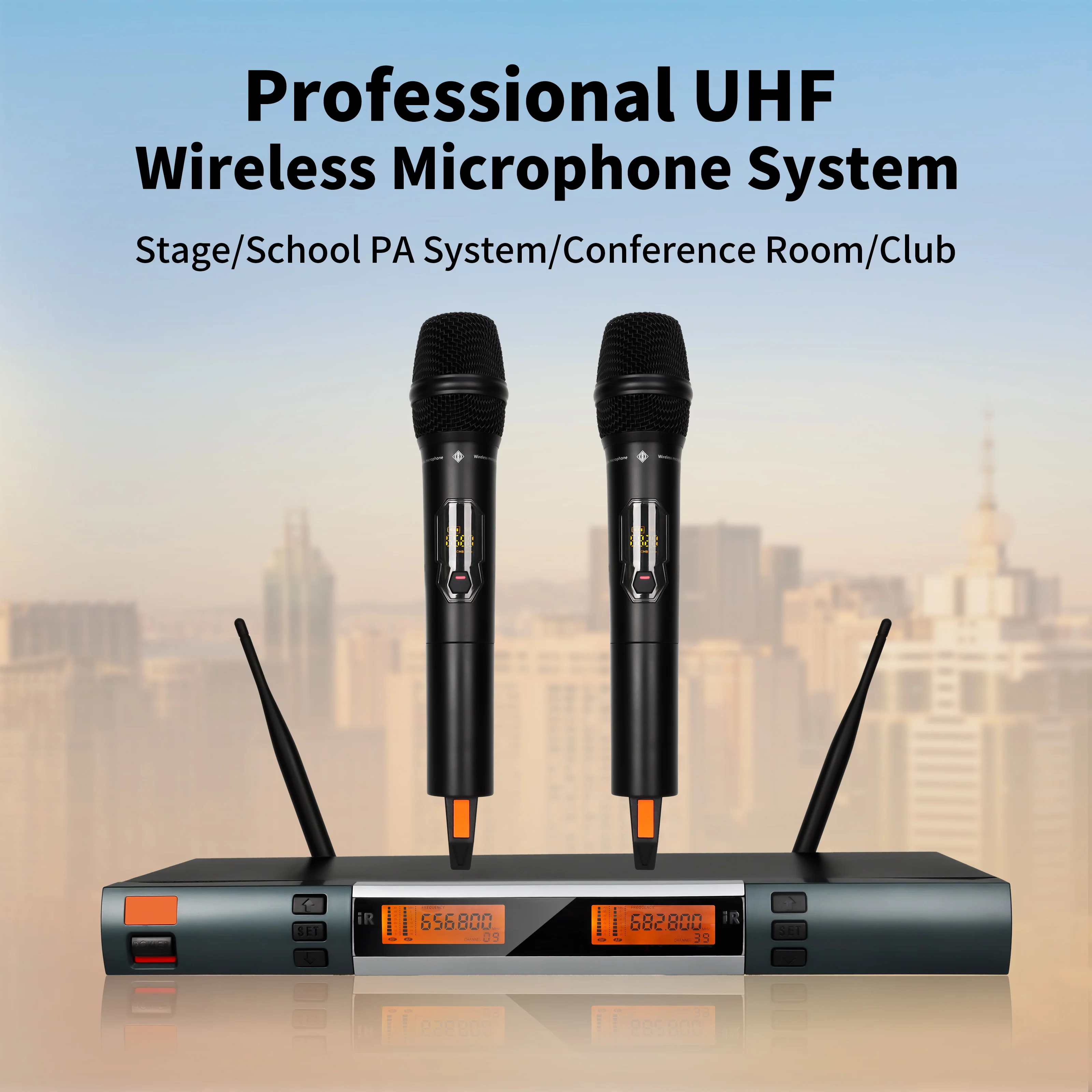 China KMC8 Dynamic Room Digital Wireless Microphone Setup Desktop and Video Conference System Microphones for Performing Live