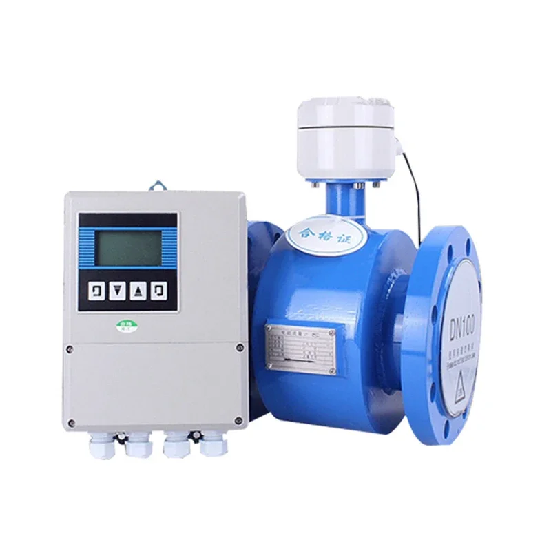 Industry Split Type Conductive Liquid Flowmeter Drainage System Electromagnetic Flow Meter