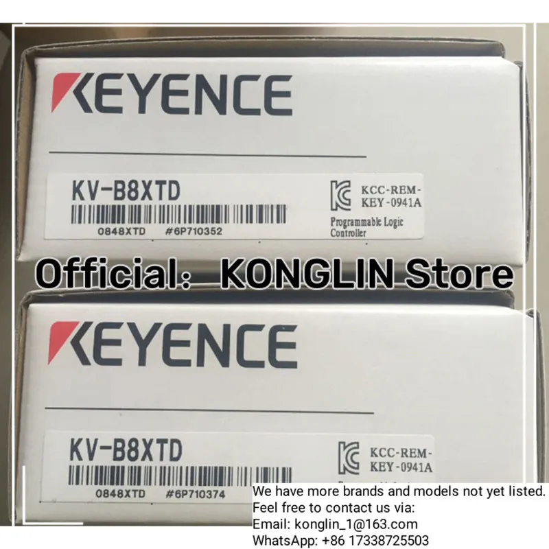 

【Свяжитесь с нами для дополнительных моделей】 1 шт. Keyence KV-B8XTD Модуль ПЛК KVDA40 Новый