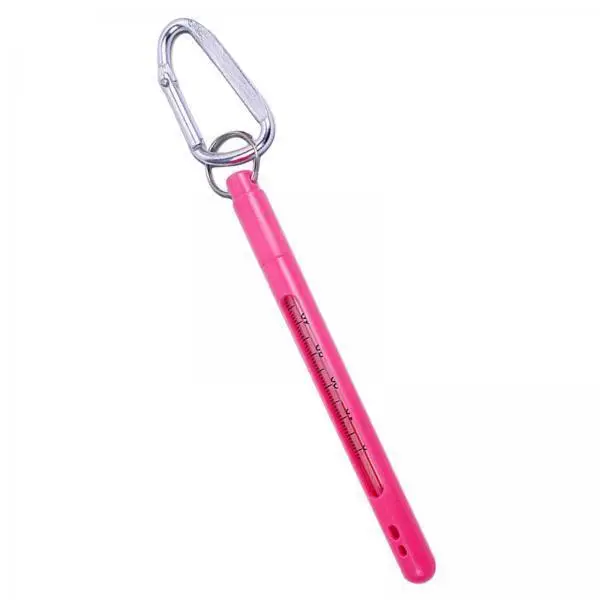 Water Thermometer for Fly Fishing Accurate Temperature Gauge Metal Carabiner Included for River Fishing Gear and Equipment