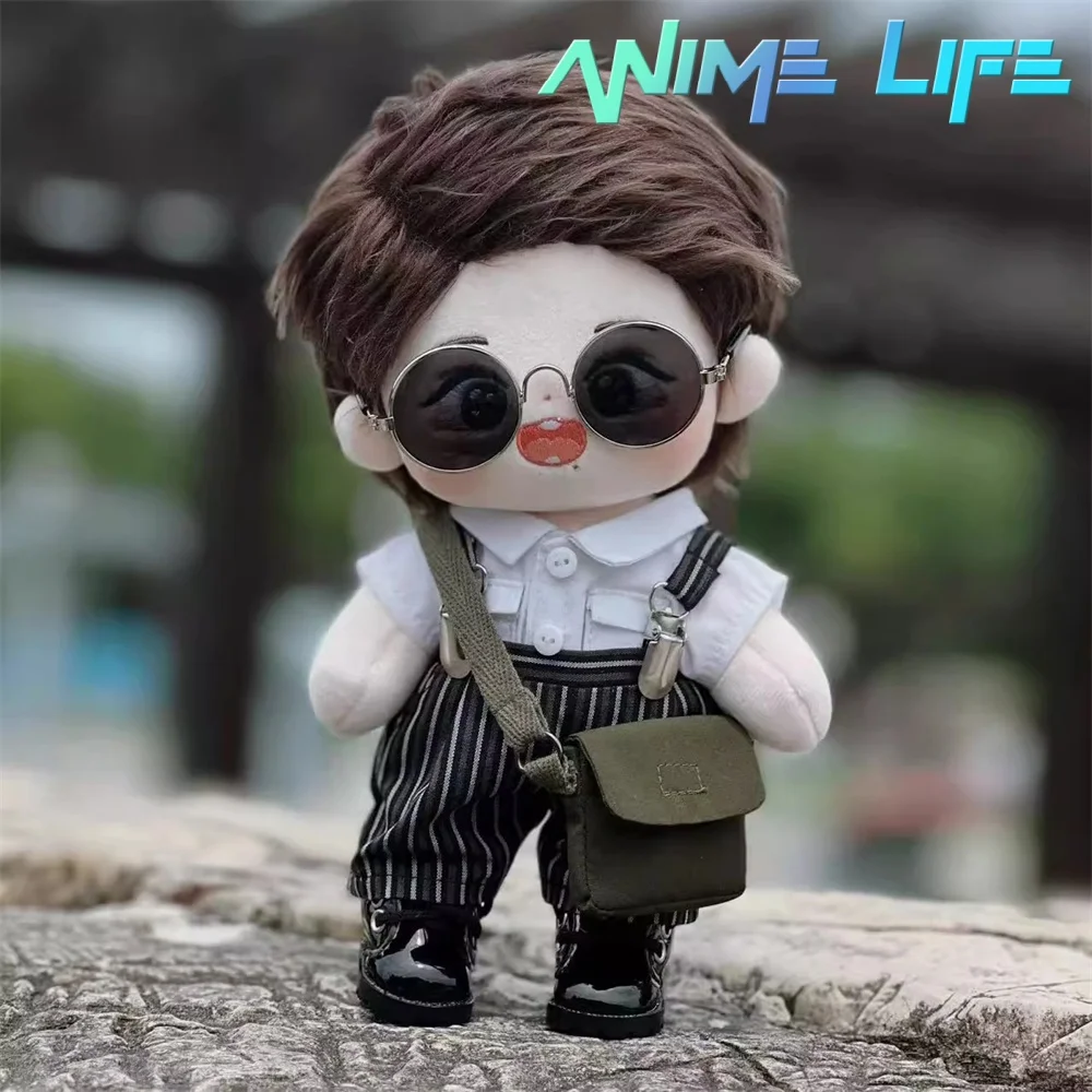 

Wang Yibo Xiao Zhan Idol Star Newspaper Reporter Suit For 20cm Doll Toy Clothes Dress Up Cosplay Original MDZS G