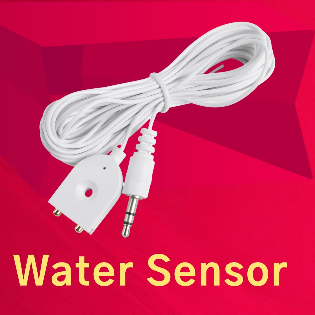 20-Meter Long Water Sensor Two Metal Probe Detecting Water Leaks for WZ808 WZ805 WZ807 WZ806 Water Leak Alarm System