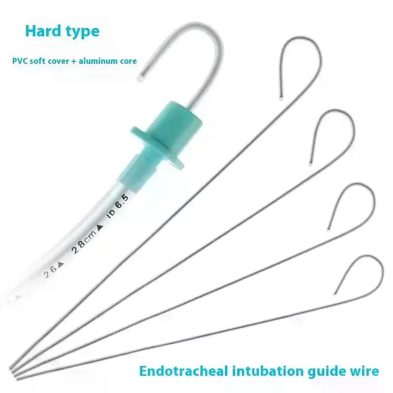 Endotracheal Intubation Guide Wire Disposable Aluminum Rod With Plastic Capsule Protection