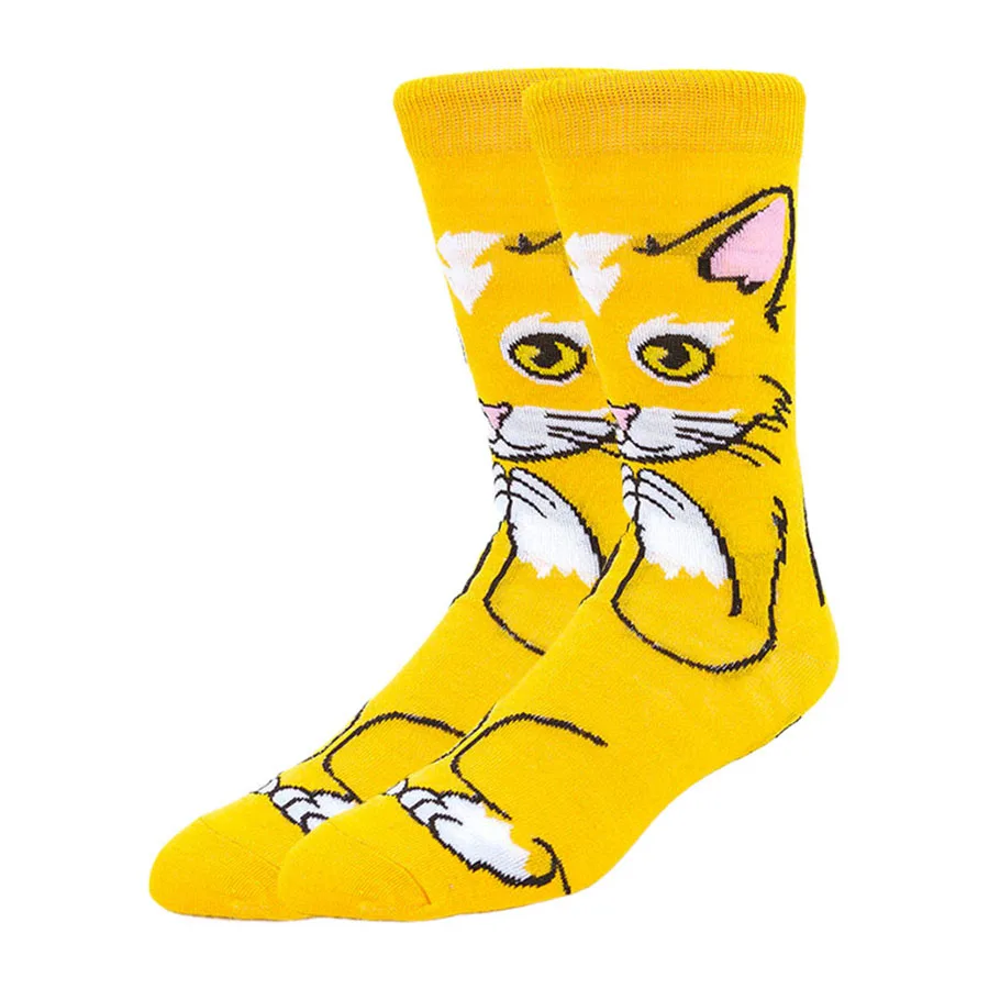 20Pairs Street Fashion Happy Socks Men Women Tube Socks Designer Hip Hop Funny Novelty cartoon anime Dress Socks Durable