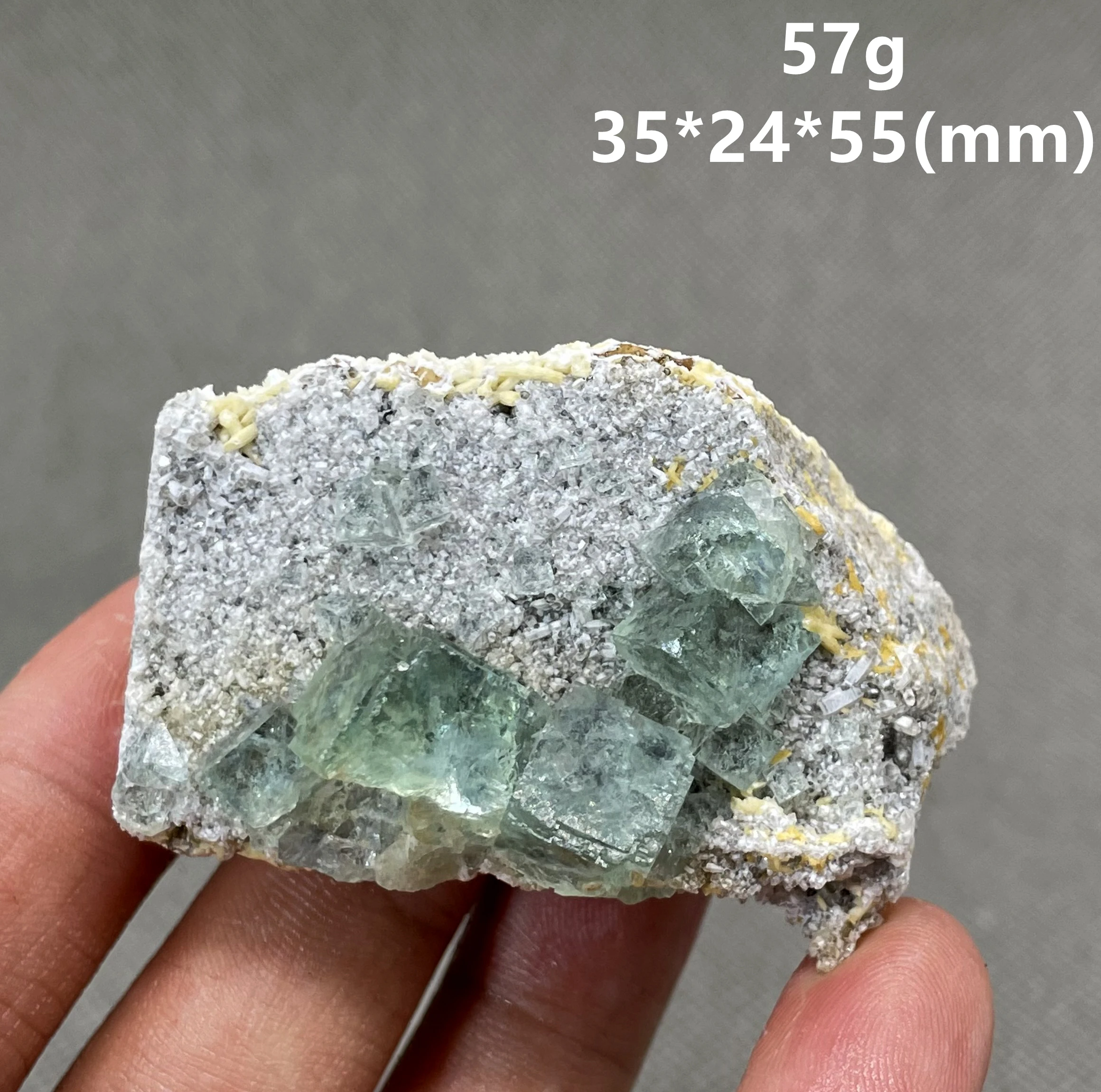 NEW! 100% Natural transparent green fluorite mineral specimen Stones and crystals Healing crystal