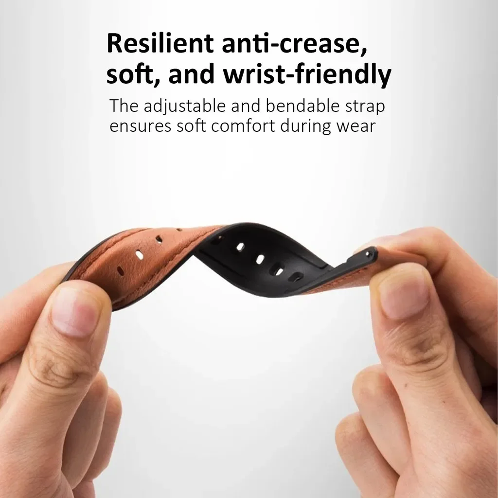 2‑in‑1 Sweatproof Textured Silicone Watchband + Soft TPU Bumper Case 22mm For Huawei Watch GT7 GT6 46mm Shockproof Set