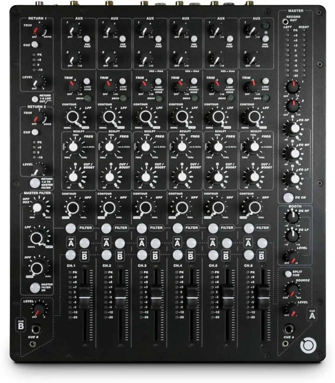 

Аналоговый DJ-микшер PLAYdifferently MODEL 1, 6-канальный, премиум-класса, высококачественный звук для микширования